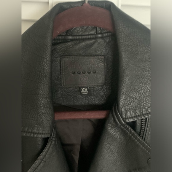 Anthropologie vegan leather jacket - Picture 3 of 4